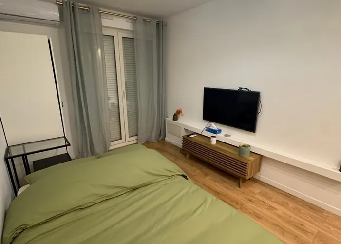 Charmant studio climatisé à Riquier, proche mer&gare * Nizza